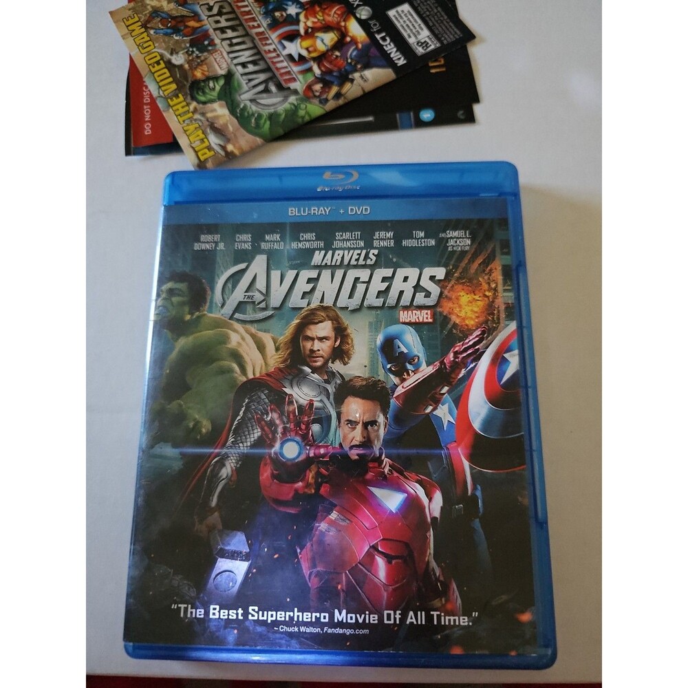 Marvel's The Avengers (Blu-ray/DVD, 2012, 2-Disc Set) NEW